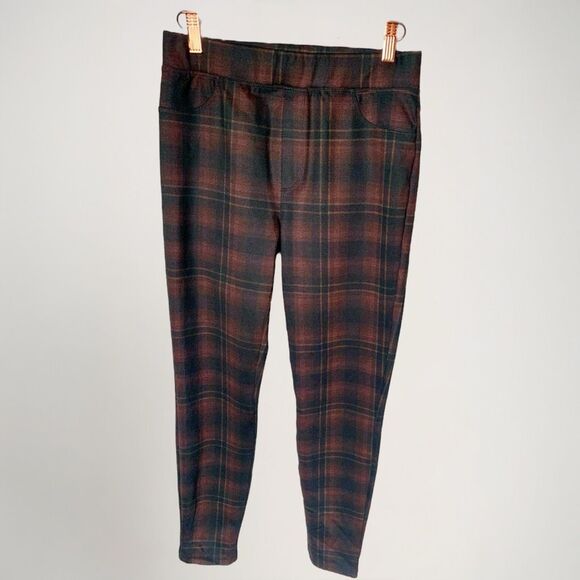 Dark Academia Plaid Pants Small Stretch Sanctuary Preppy Festival Vibes - Picture 1 of 9